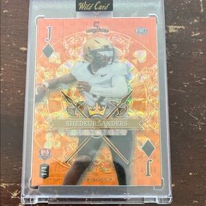 Orange Football Trading Card - Shedeur Sanders